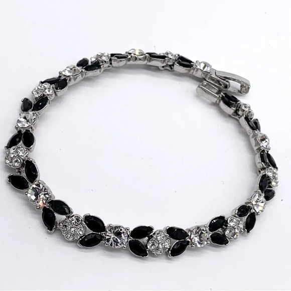 Monet Rhinestone Tennis Bracelet - Picture 2 of 3